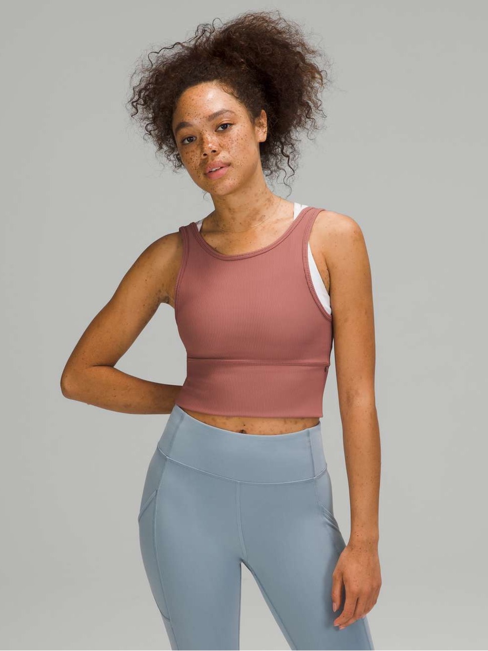 lululemon Power Pivot Tank, Spiced Chai